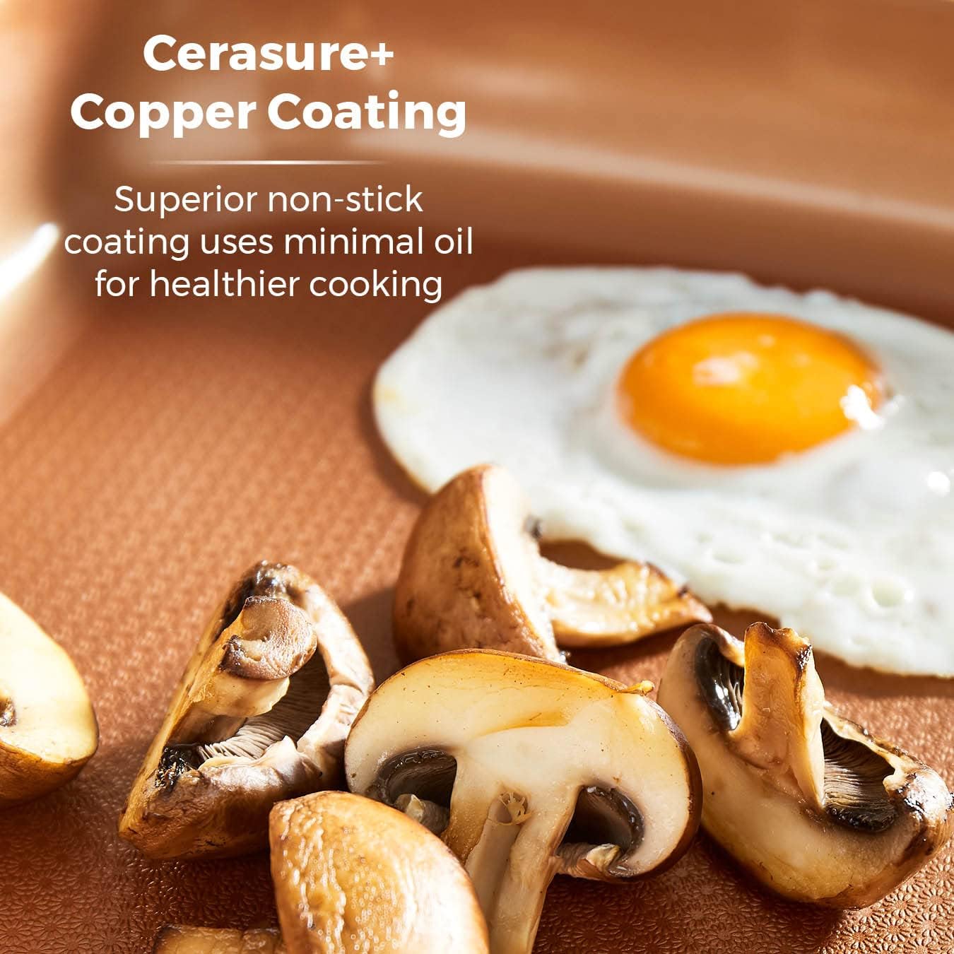 Cerasure + Copper Multifunctional Electric Skillet