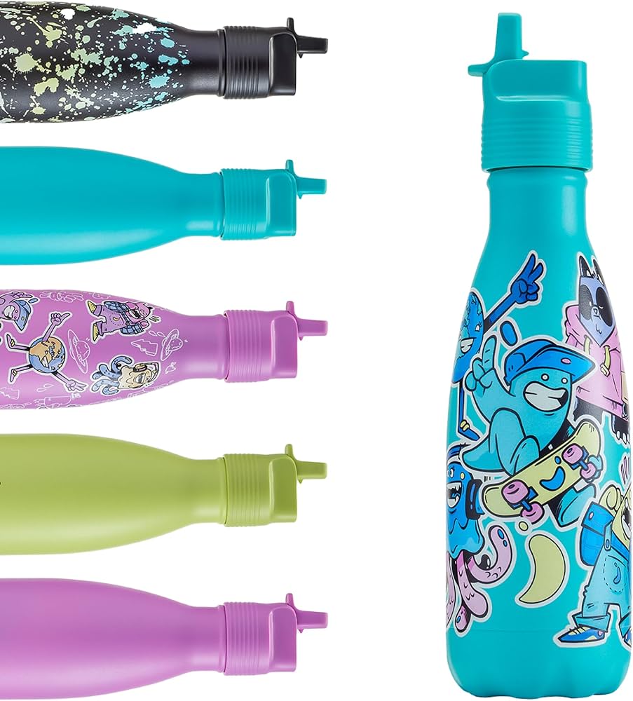 Kids' Leak-Proof Insulated Drinks Bottle | Stickers
