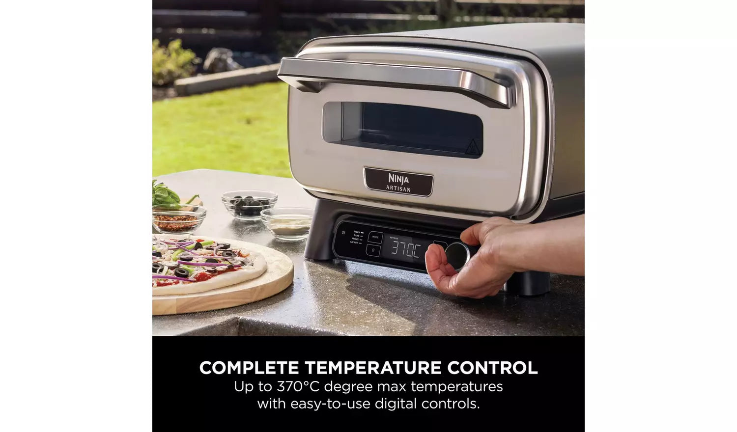 Artisan Electric Outdoor Pizza Oven & Air Fryer