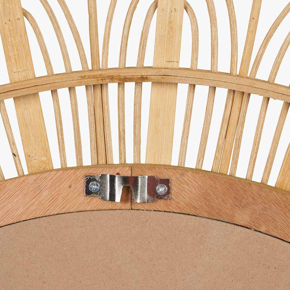 Natural Bamboo | Round Wall Mirror