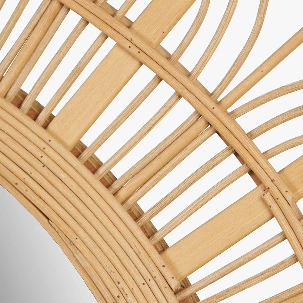 Natural Bamboo | Round Wall Mirror