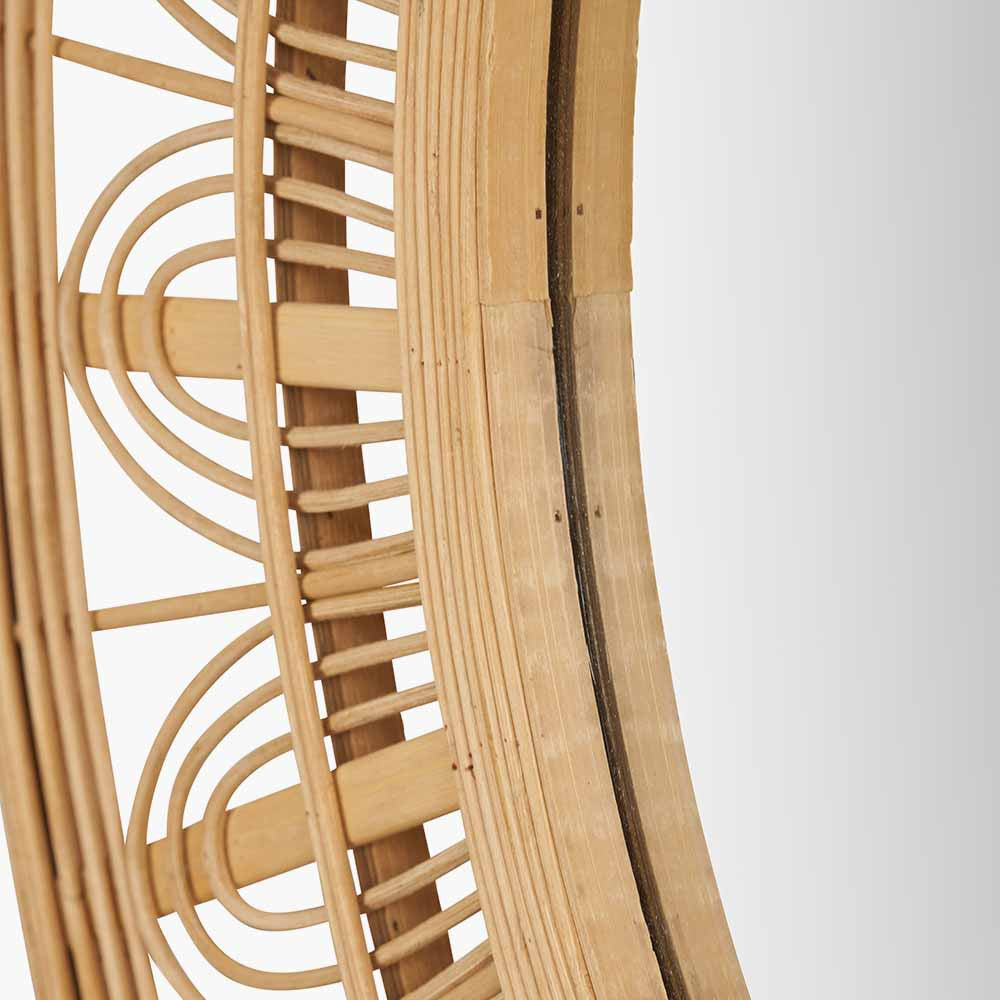 Natural Bamboo | Round Wall Mirror
