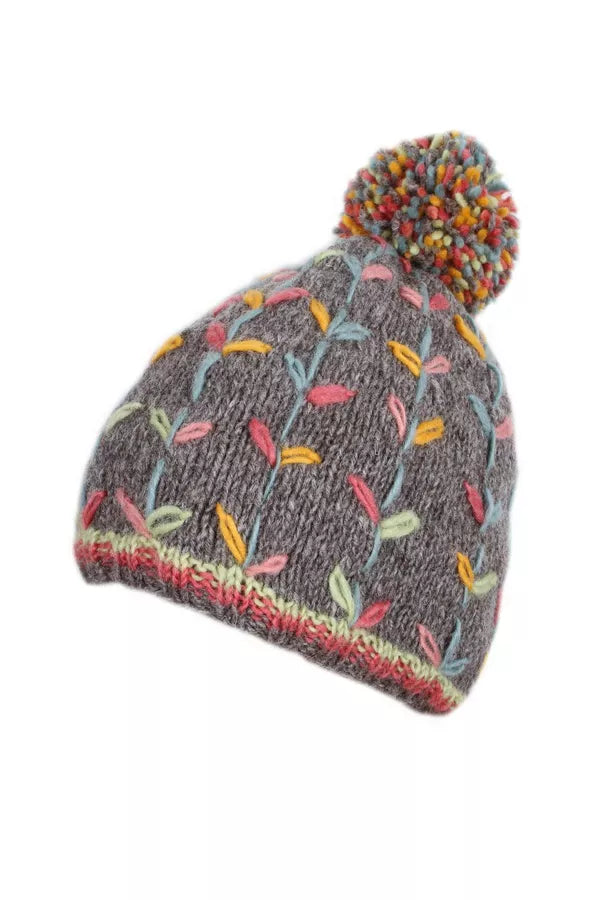 Kylemore Bobble Beanie Grey