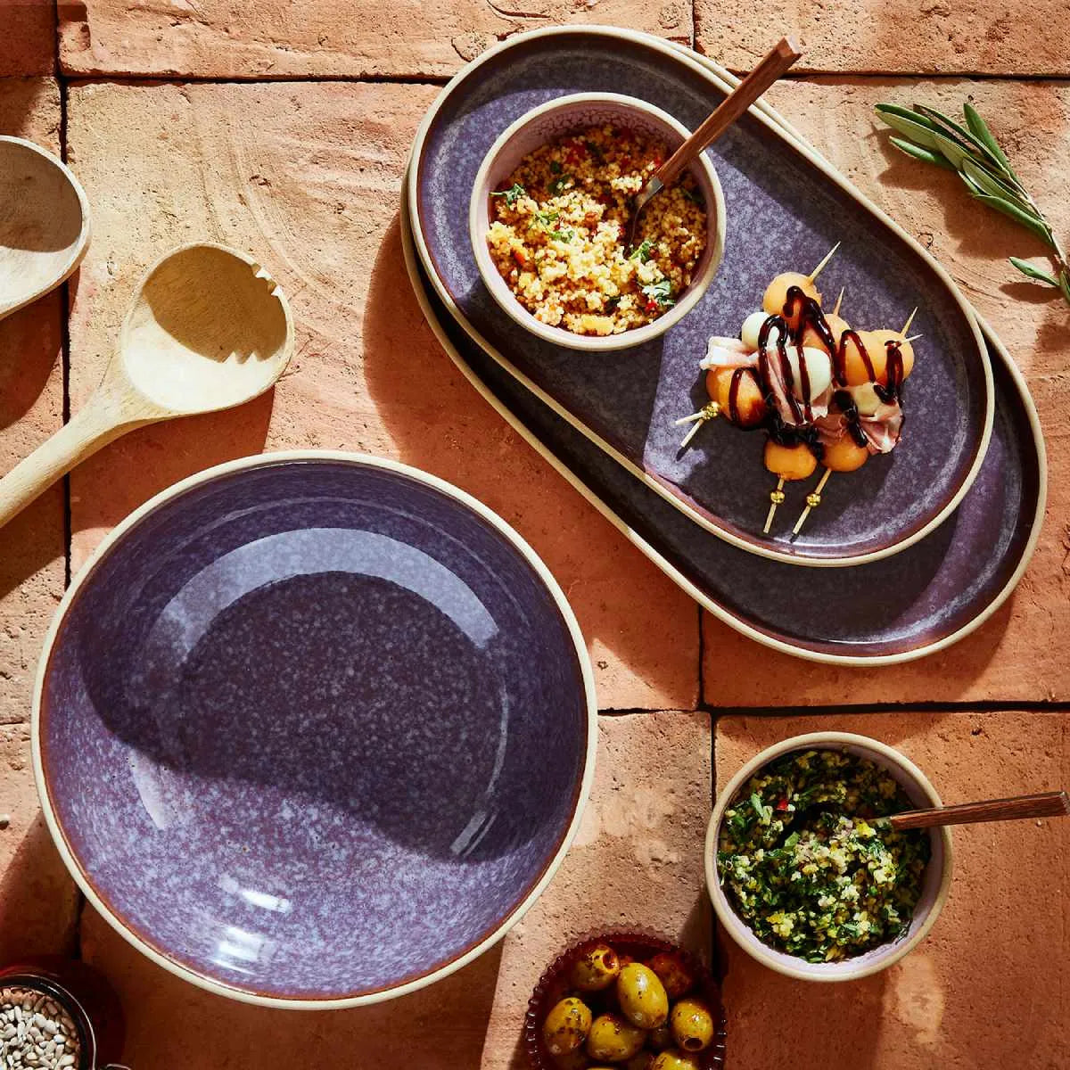 Minerals | Amethyst Serving Bowl