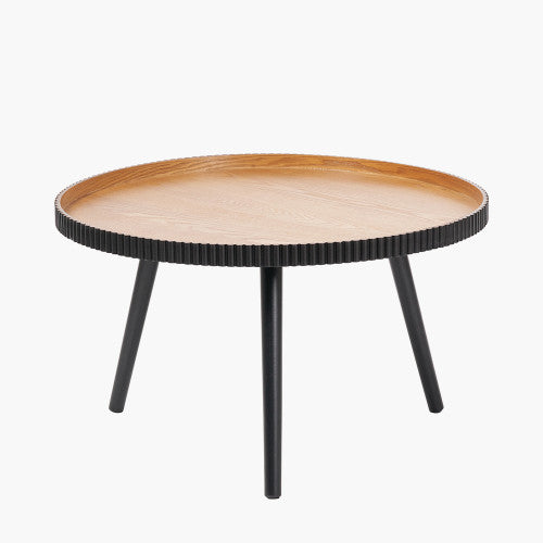 Hammond Natural & Black Wood Coffee Table