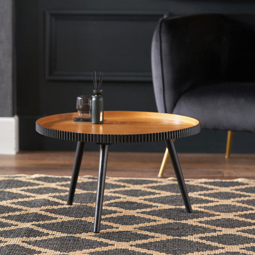 Hammond Natural & Black Wood Coffee Table