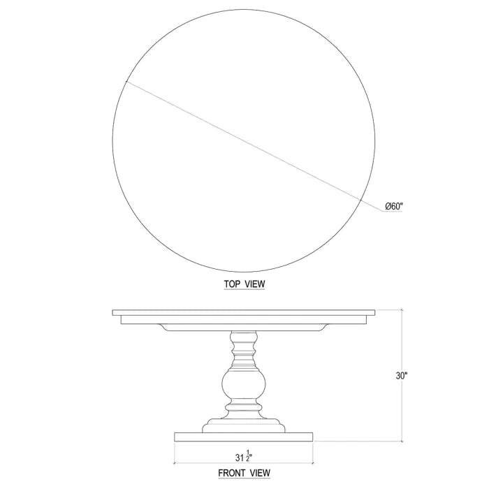 Groucho | Round Dining Table
