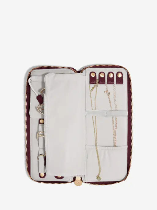 Jewellery Roll | Burgandy