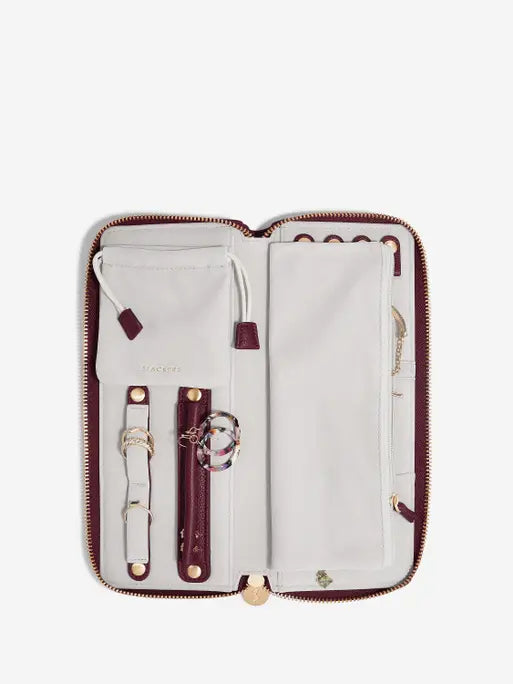 Jewellery Roll | Burgandy
