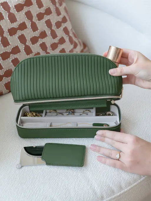 Cosmetic and Jewellery bag | Emerald