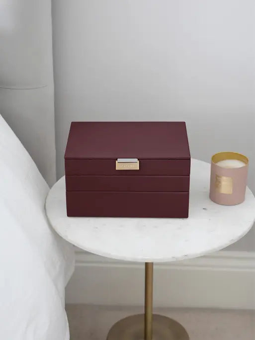 Classic Jewellery Box | Burgundy