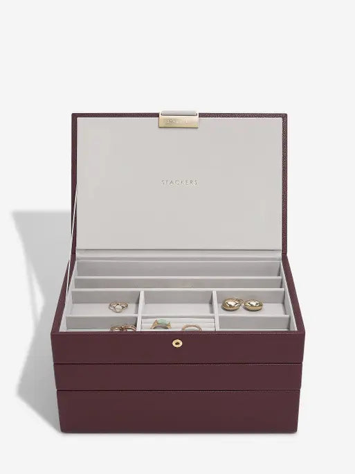 Classic Jewellery Box | Burgundy