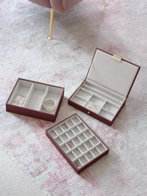 Classic Jewellery Box | Burgundy