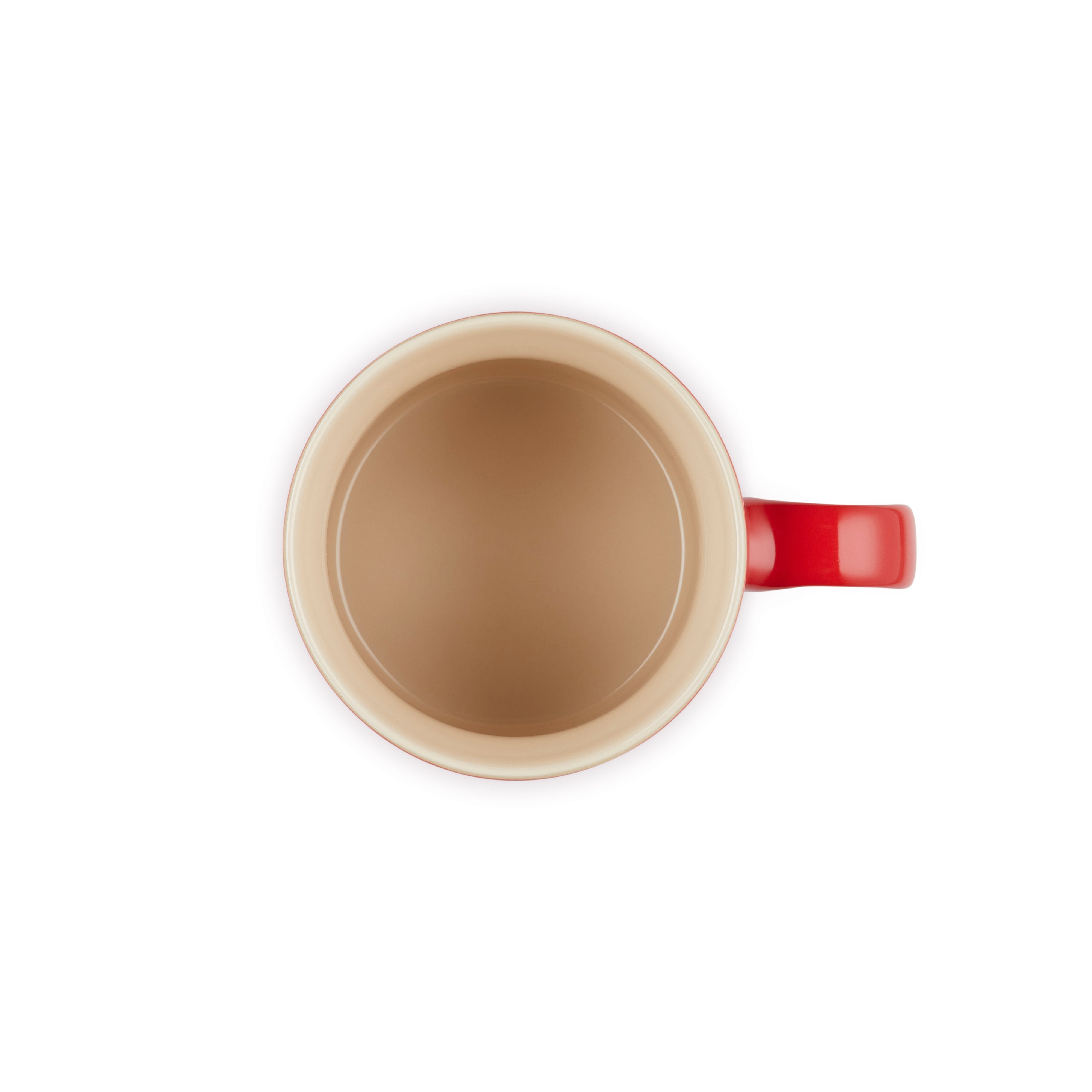 Le Creuset Stoneware Holly Relief Cappuccino 200ml Cerise