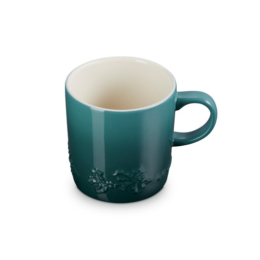 Le Creuset Stoneware Holly Relief Mug 350ml Artichaut