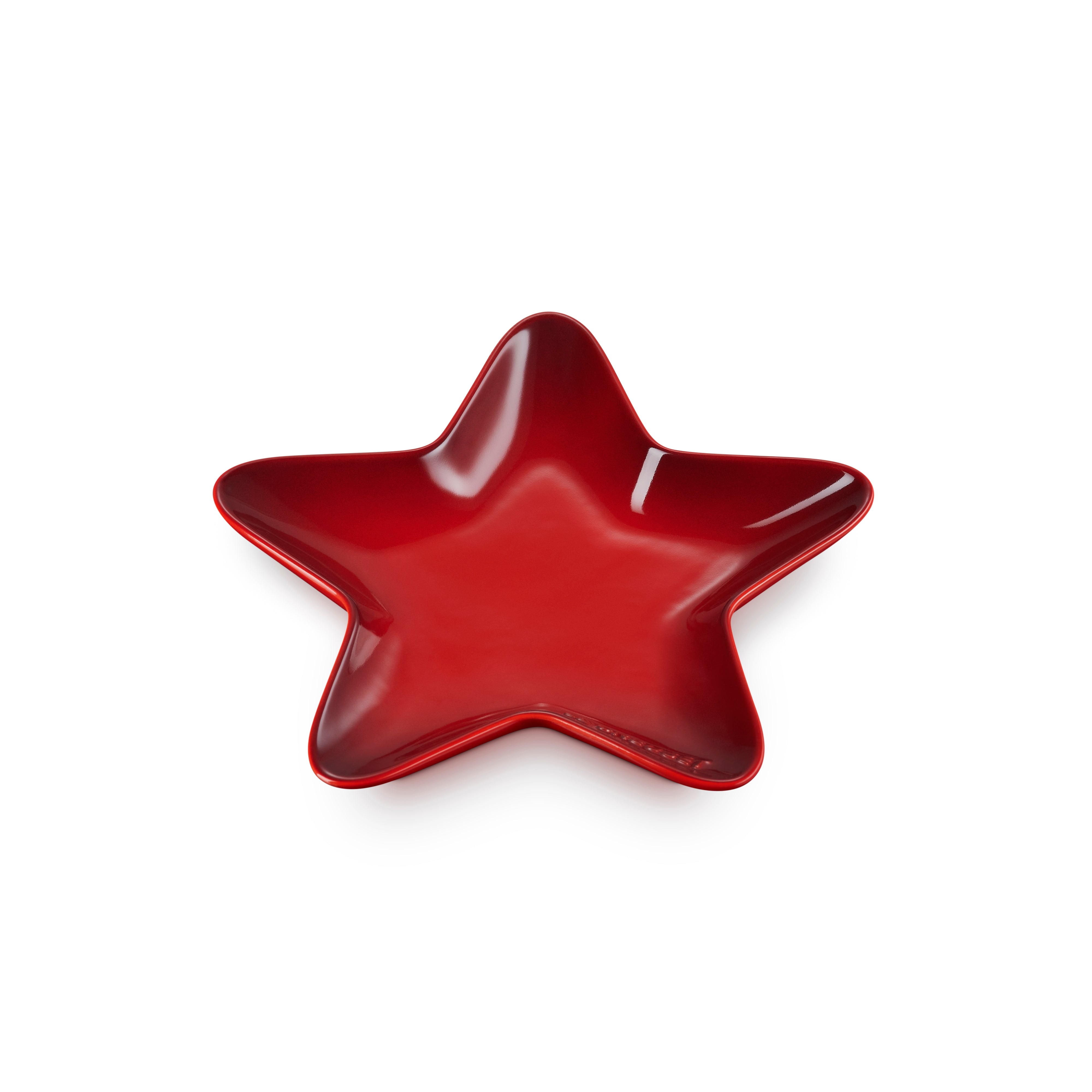 Le Creuset Stoneware Star Plate 20cm Cerise