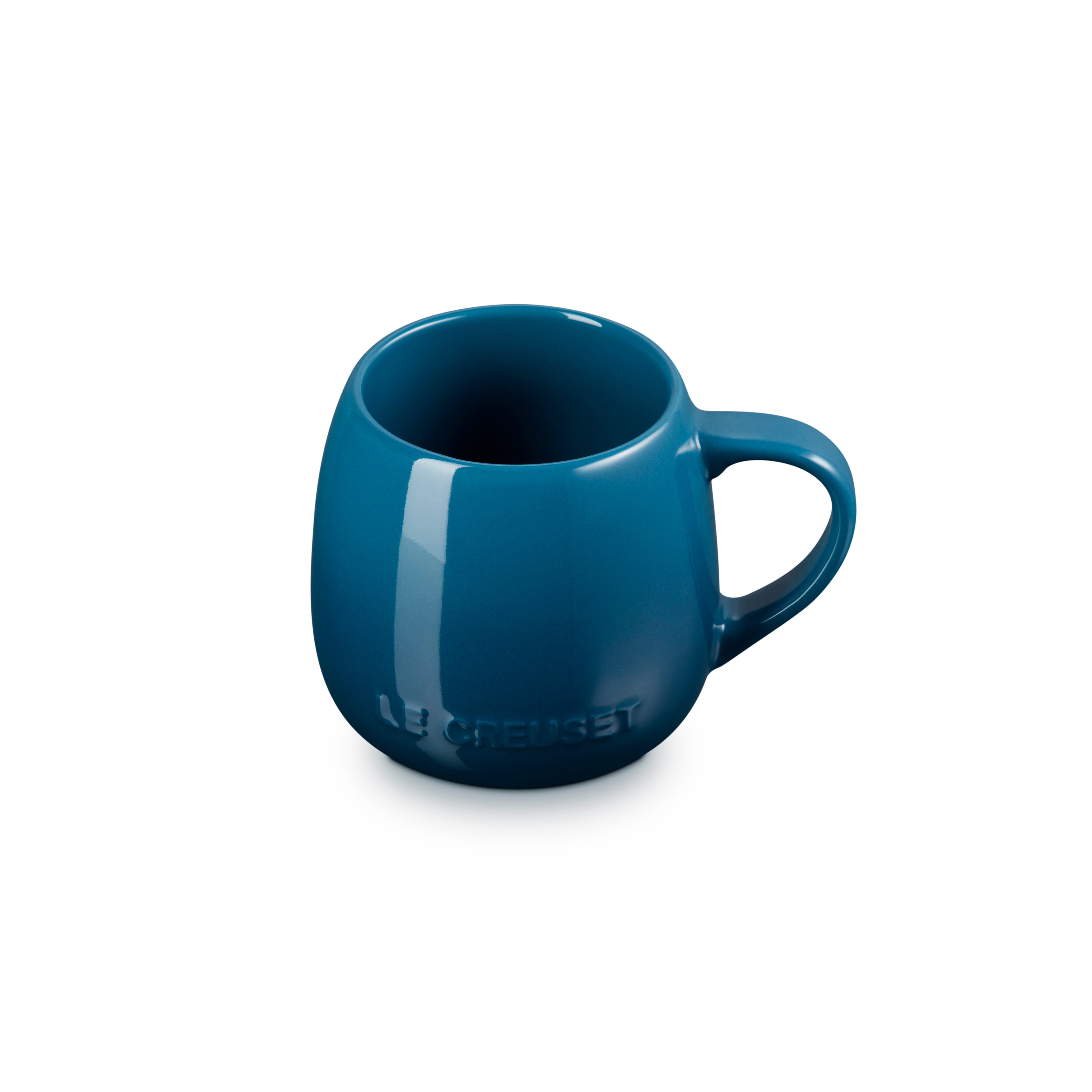 Le Creuset Stoneware Coupe Mug 320ml Deep Teal