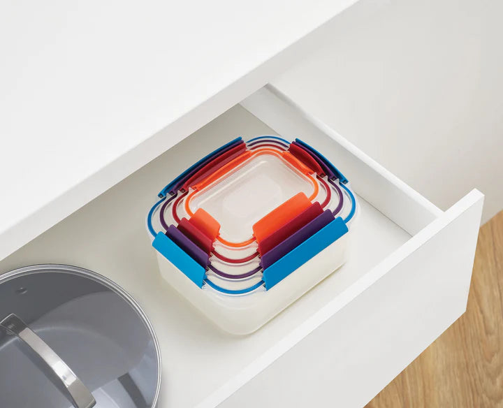 Nest Lock 4-piece Multicolour Food Container Set