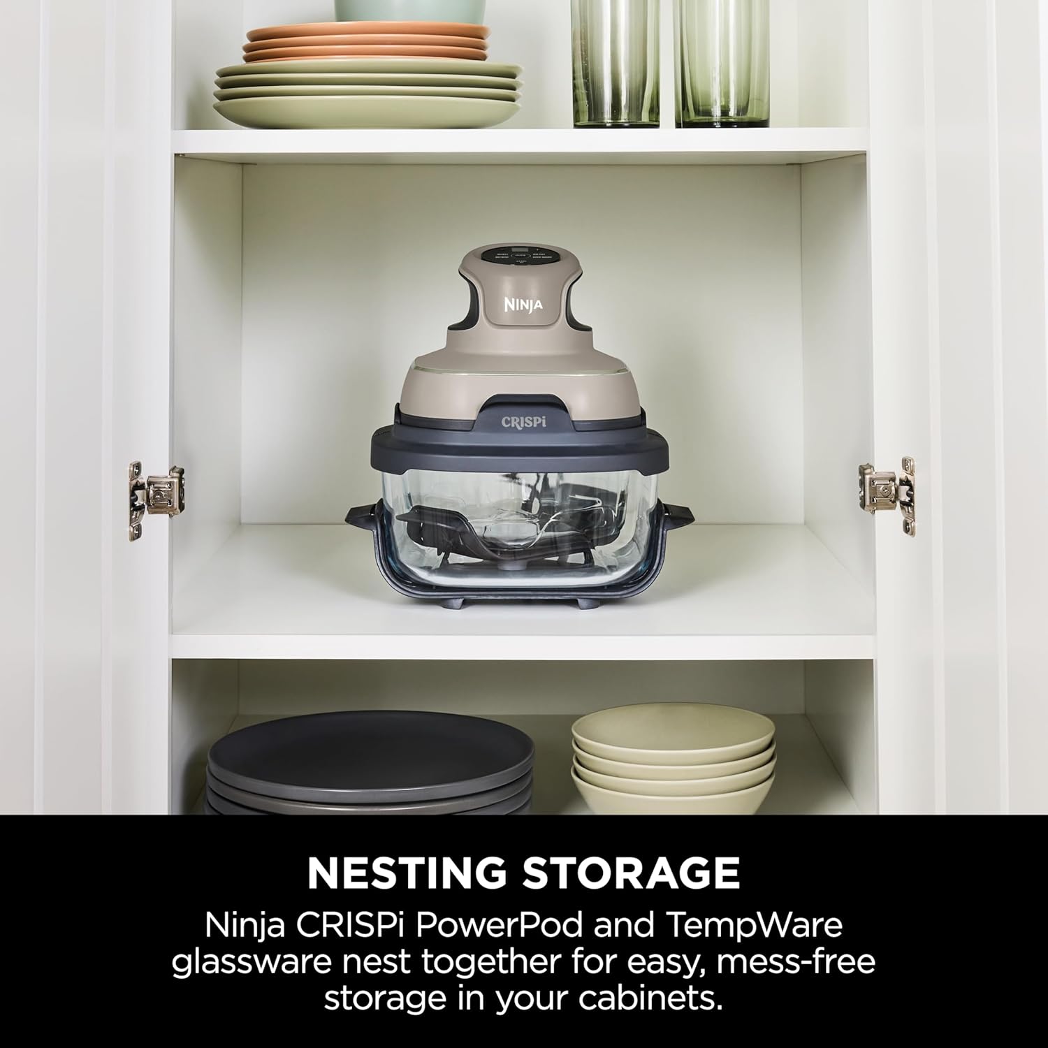 Cripsi 4-in-1  Portable Glass Airfryer