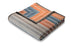 Diamond Stripe Throw | Burnt Orange