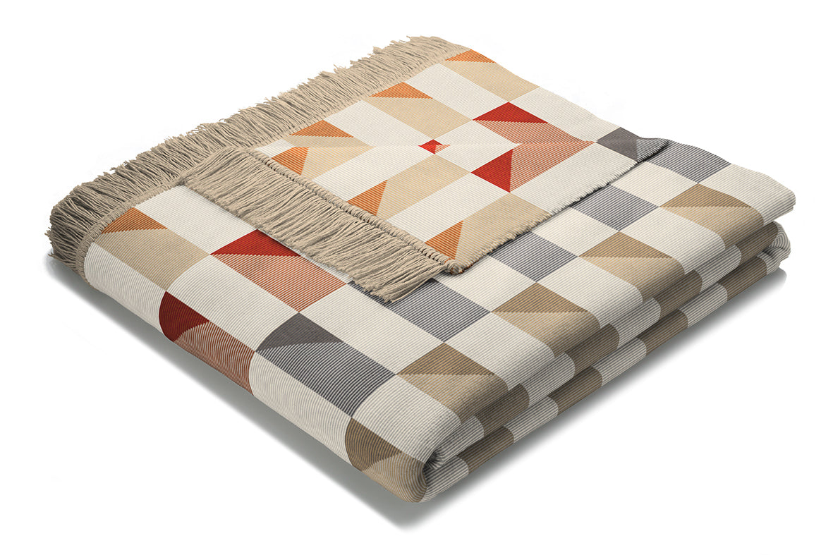 Colton Bricks Throw | Burnt Orange