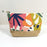 Pink Tropical Canvas Travel Pouch