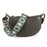 Grey Slate Half Moon Bag