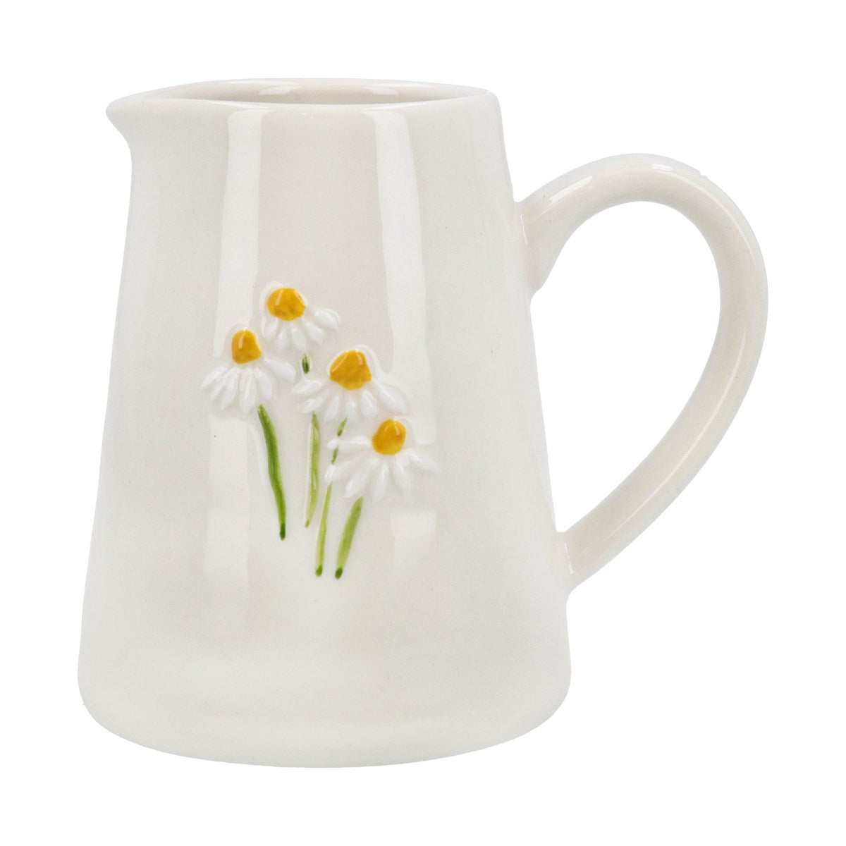 White Daisies Jug