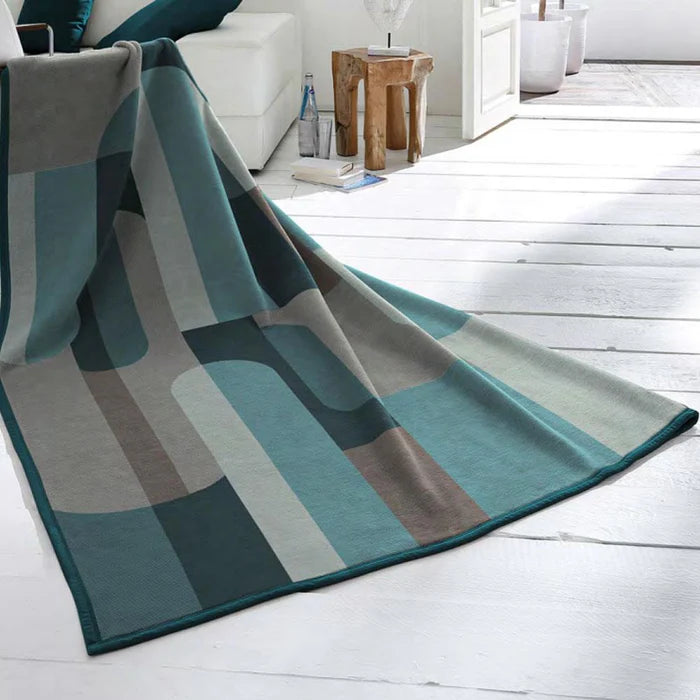 Cotton Home Throw | Echo Blue