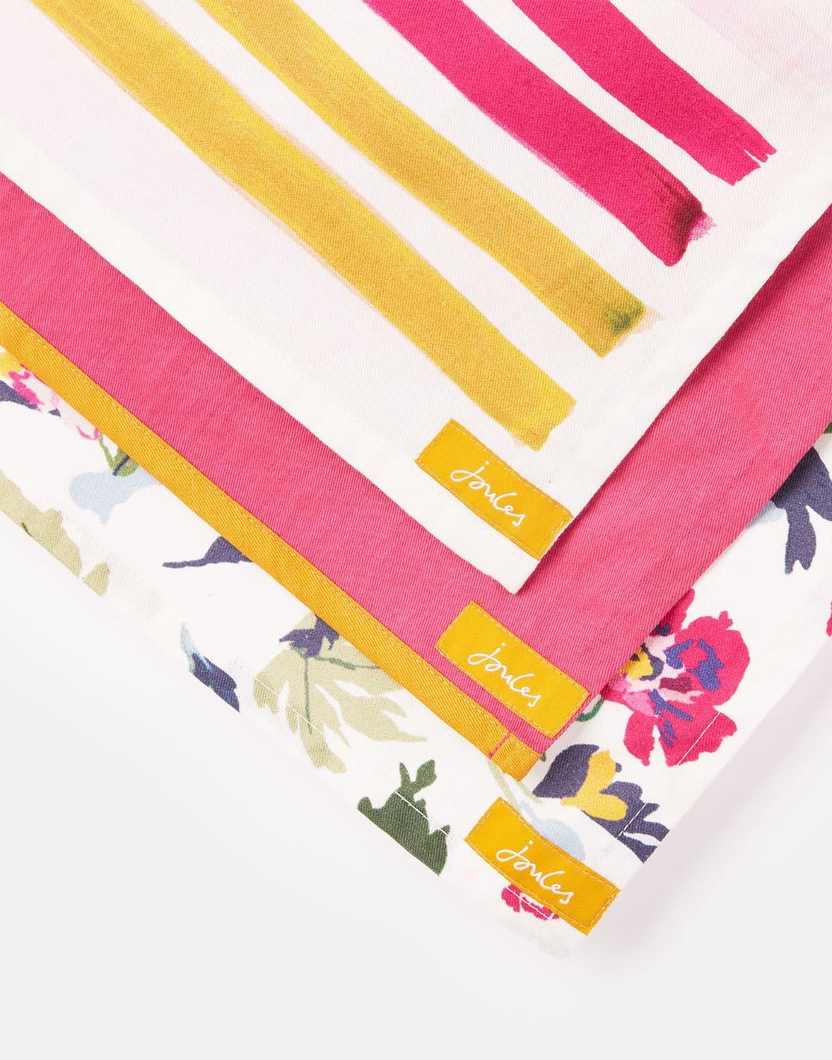 Joules Floral Stripe Tea Towels