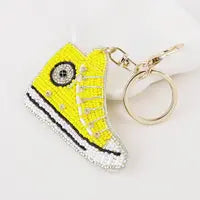 Yellow Sneaker Bag Charm/Key Ring