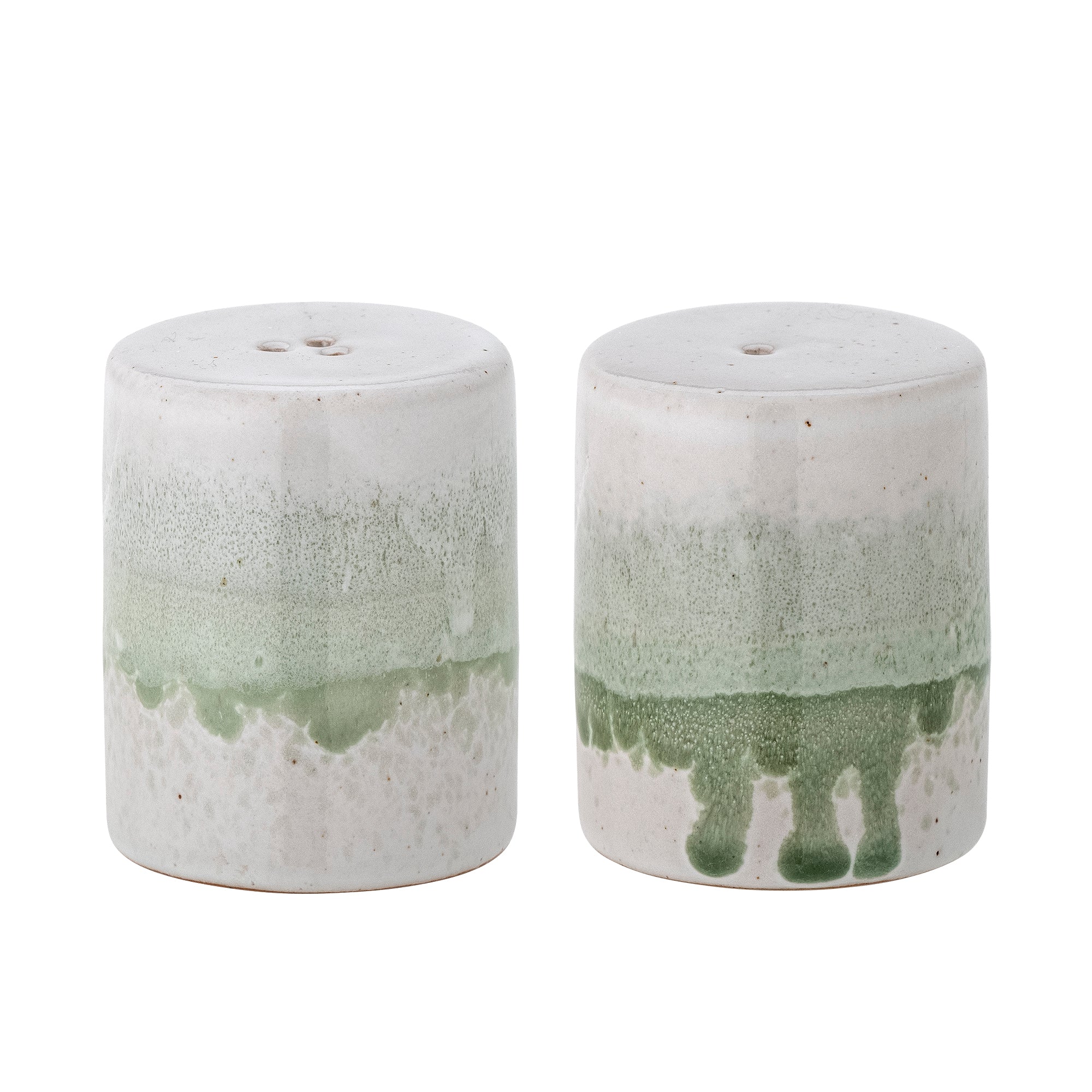 Paula | Green Salt & Pepper Shakers