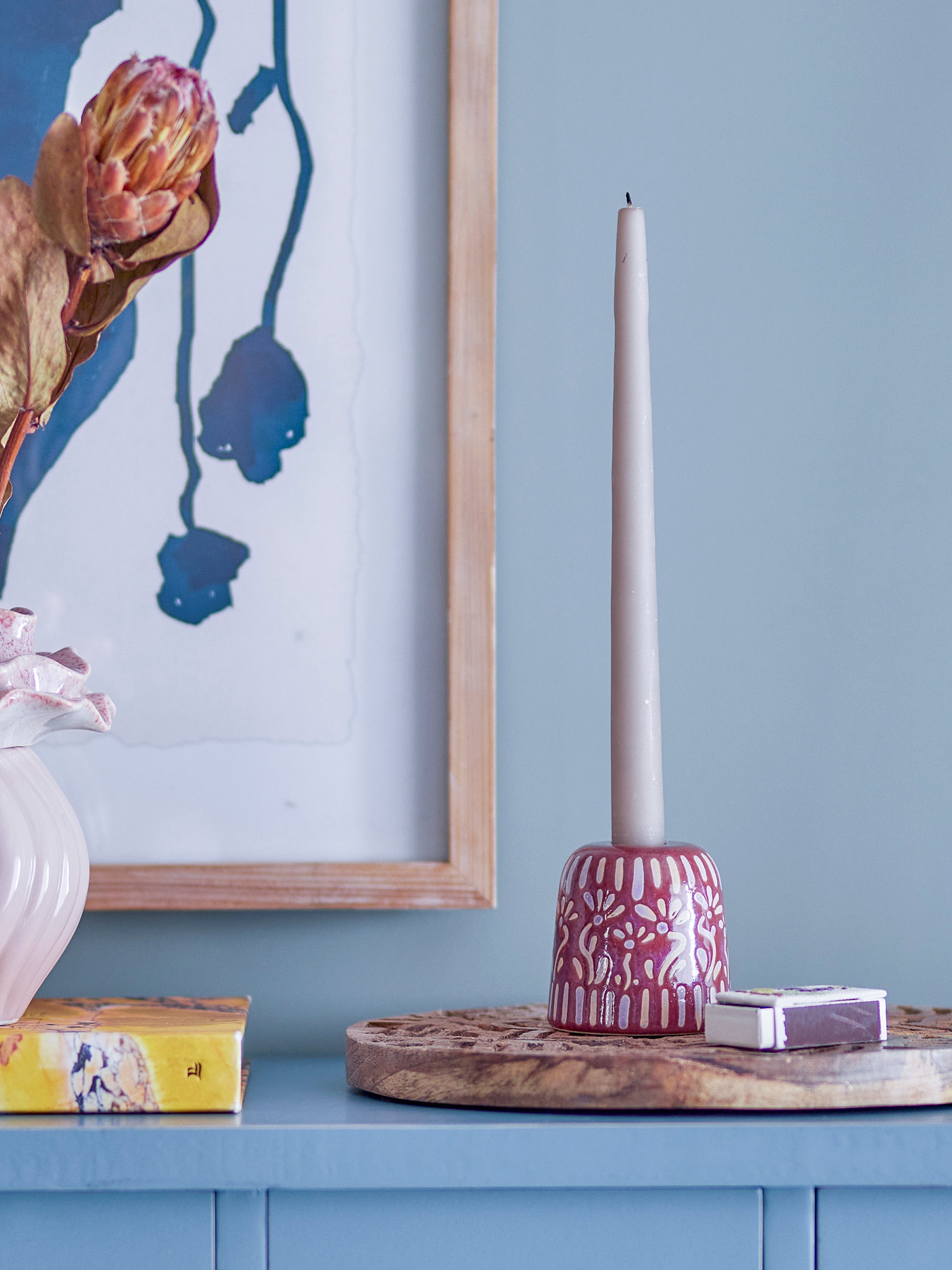 Sasmin | Purple Candle Holder