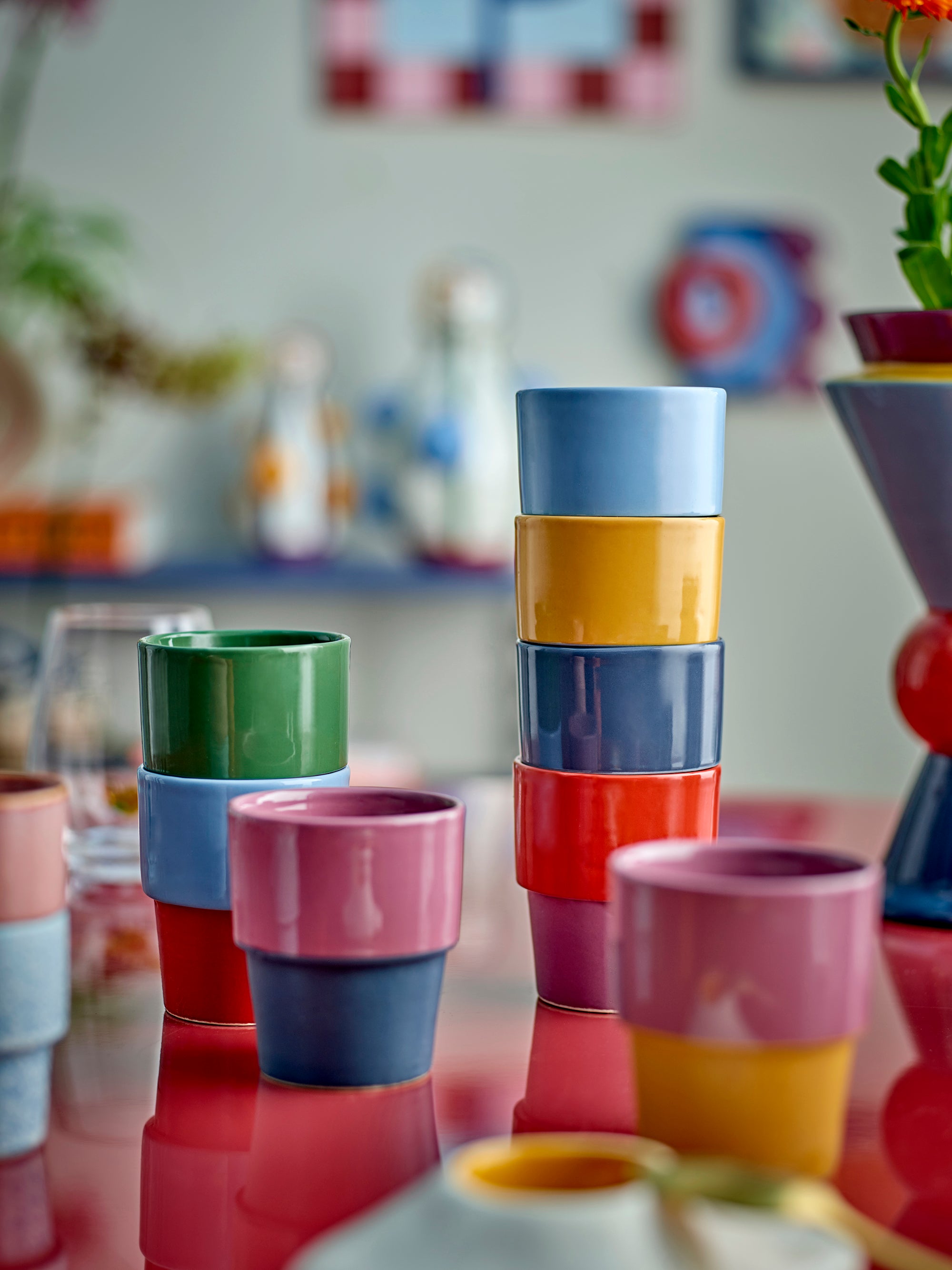 Ewan Stoneware Cup | Set of 4