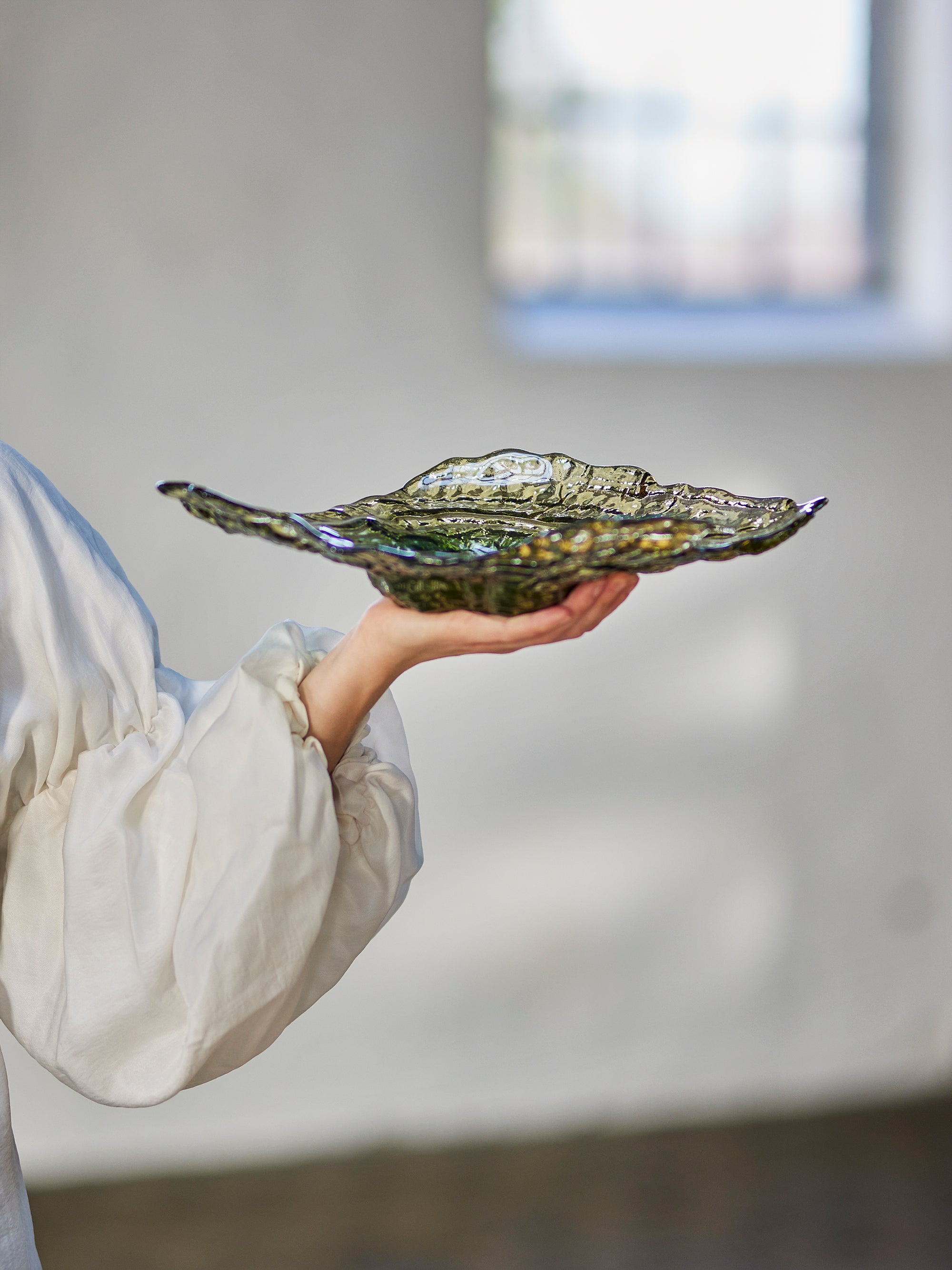 Aiku Glass Bowl | Green