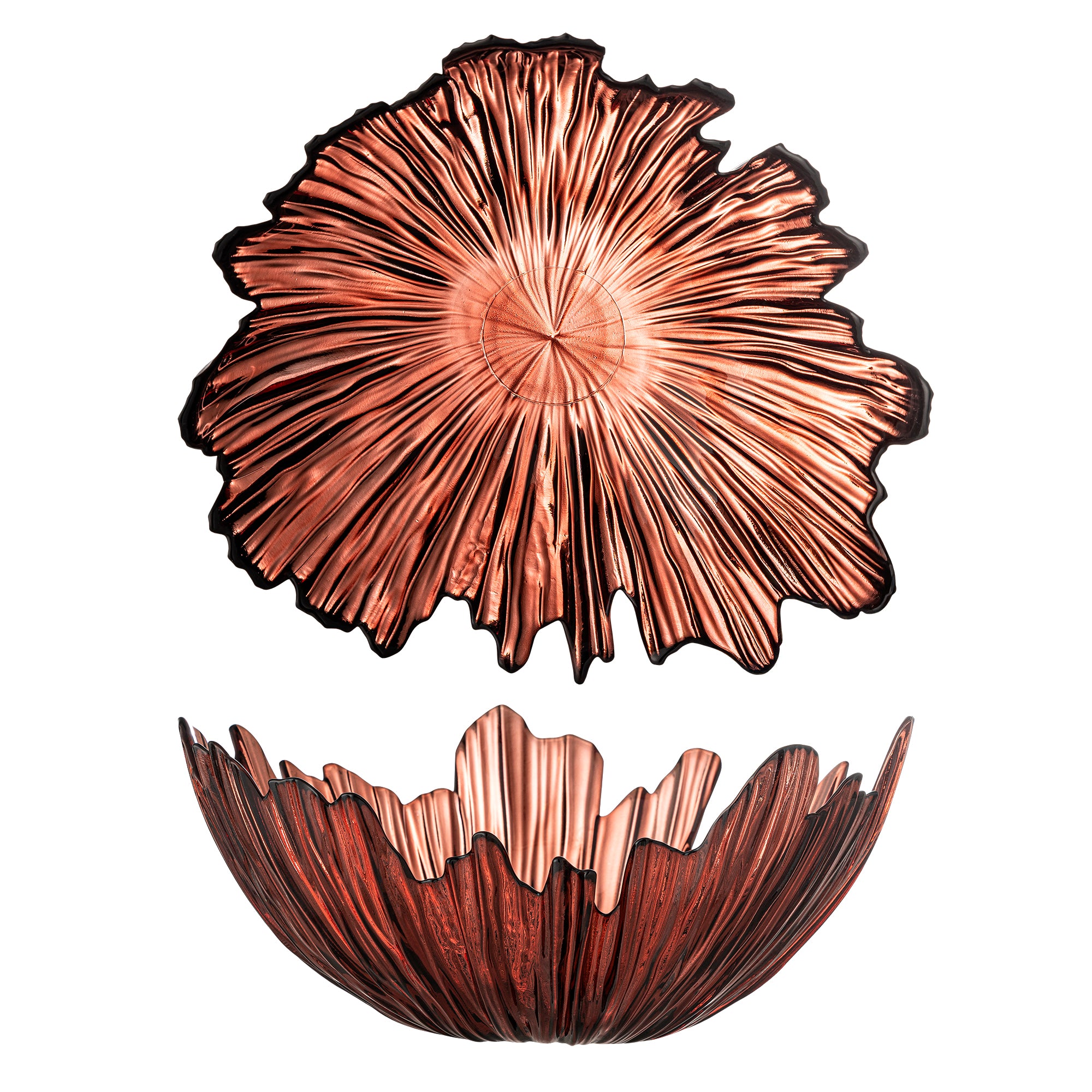 Aila Glass Bowl | Red