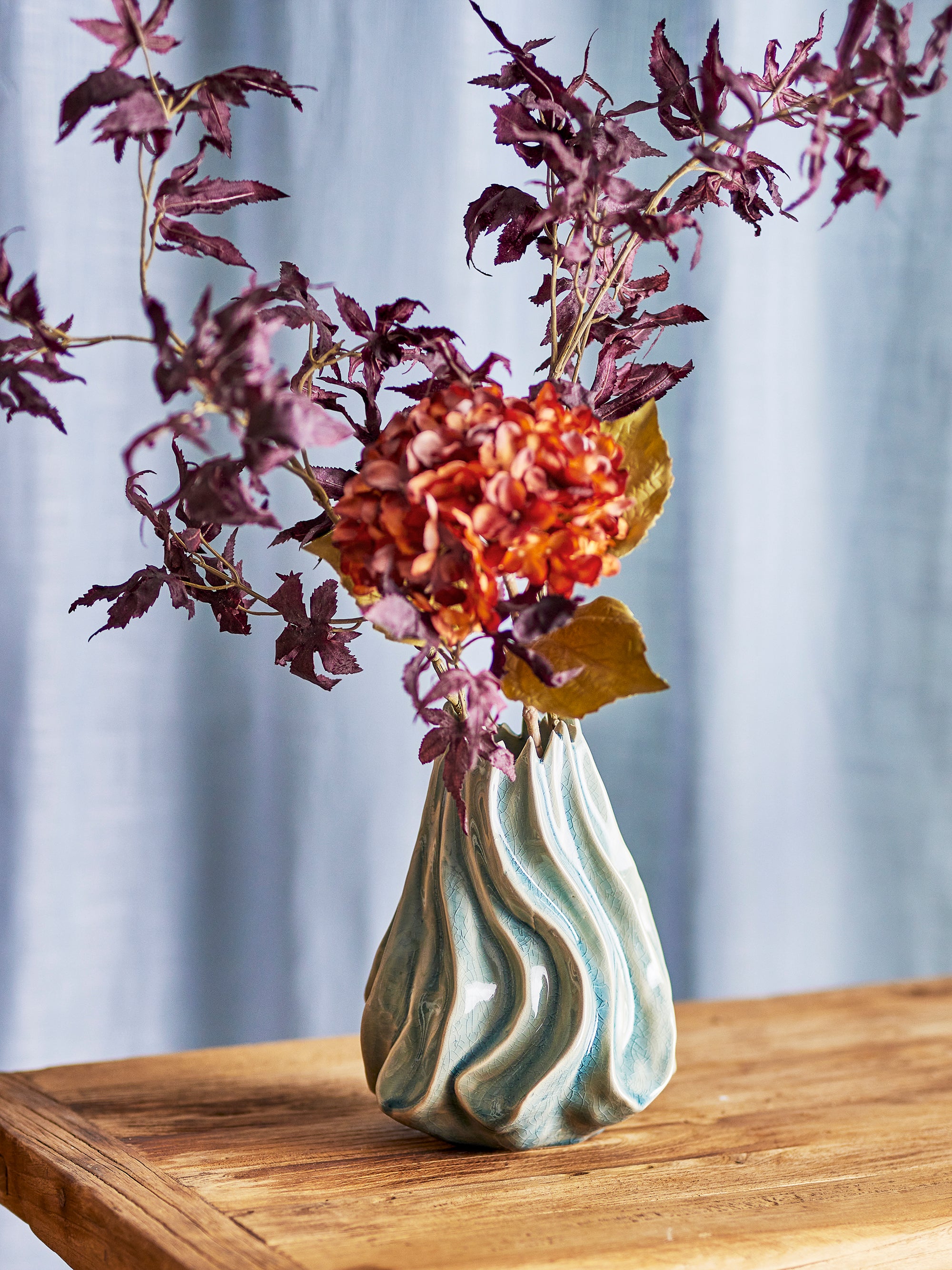 Dilara Blue Vase | Stoneware