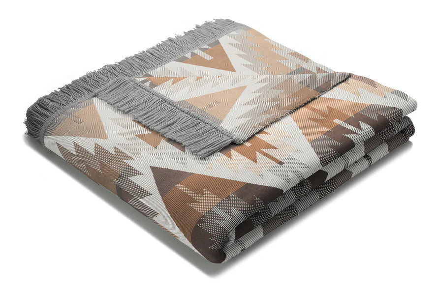Ikat Diamond Throw | Natural