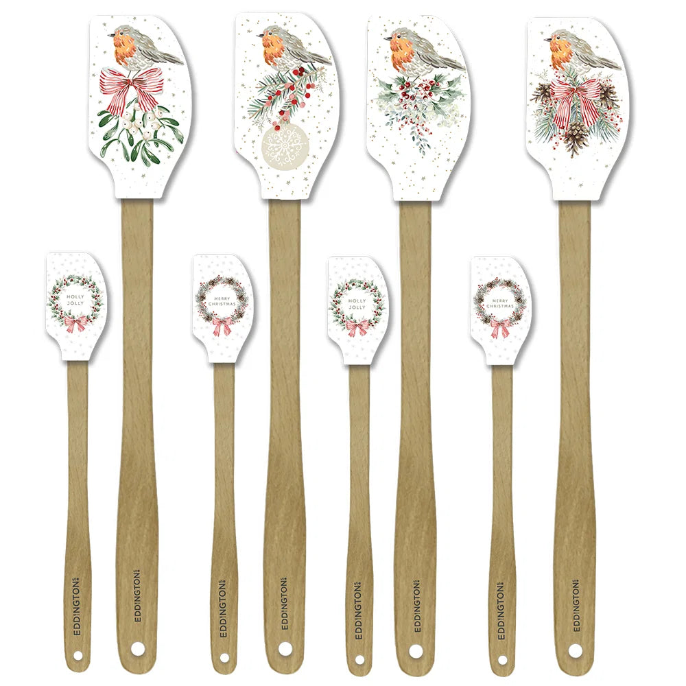 Christmas Robin Silicone Spatula | Set of 2