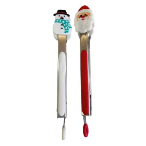 Santa & Snowman | Christmas Tongs Set