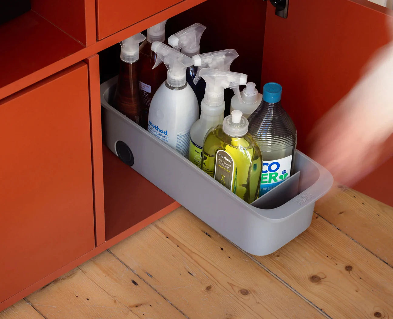 CupboardStore | Easy-access Grey Storage Caddy