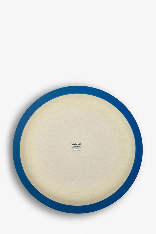 Blue 'Colour Me Happy' Dinner Plate