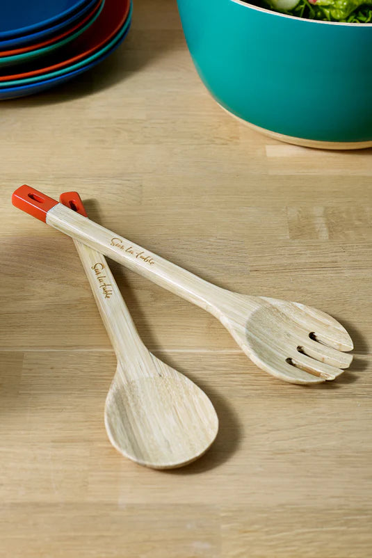 Bamboo Salad Servers