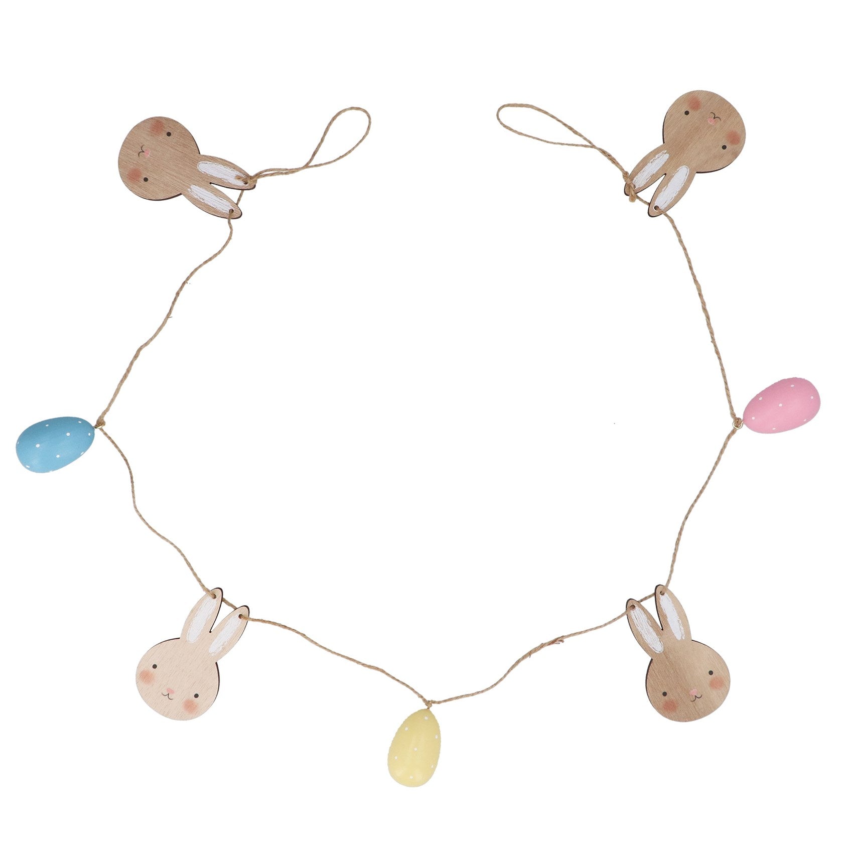 Wood Garland | Bunnies & Eggs