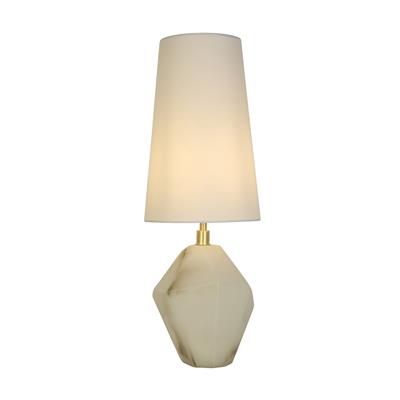 Apex 1LT Table Lamp | White Resin