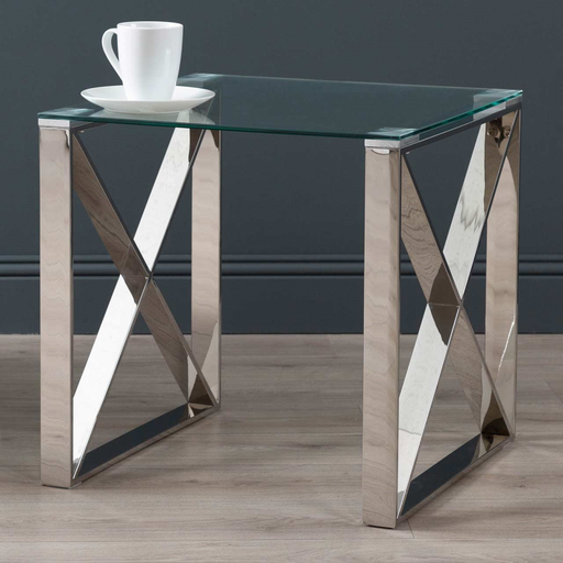 X Shape Side Table