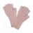 Blush Ribbed Fingerless Gloves