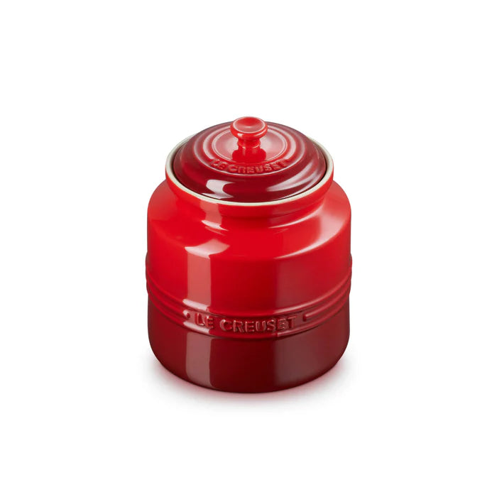 Le Creuset Stoneware 2.4 Litre Biscuit Jar Cerise