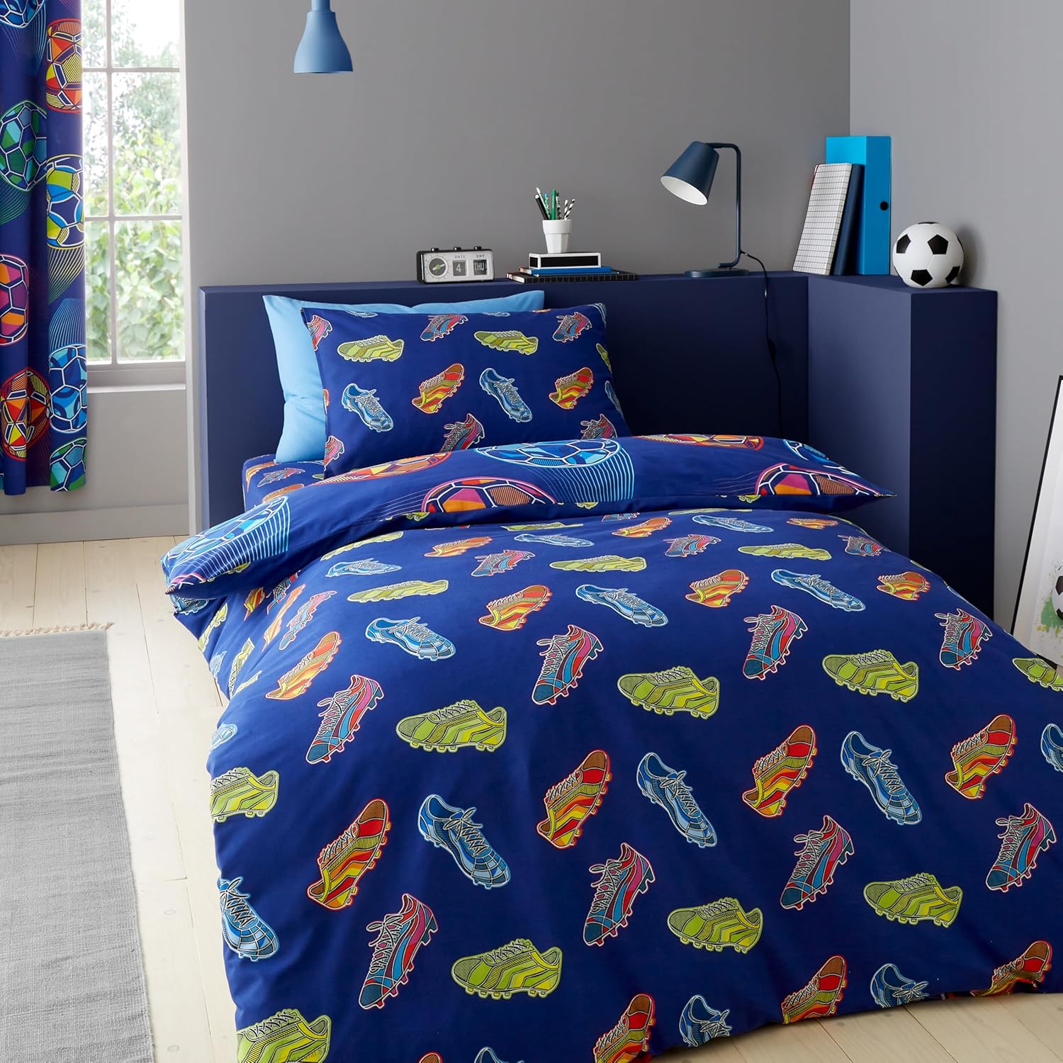 Bright Football Duvet Set