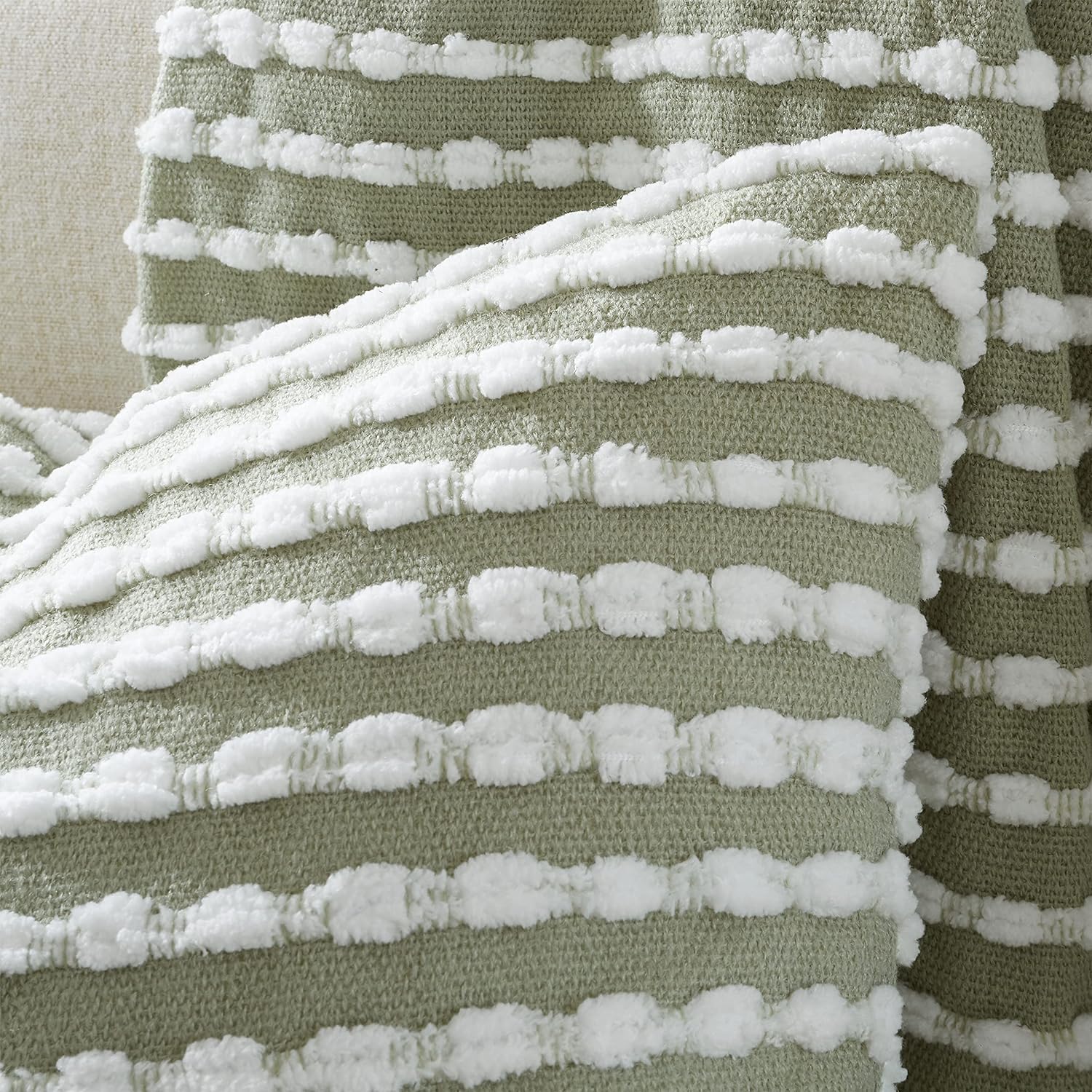 Sage Stab Stitch | Cushion